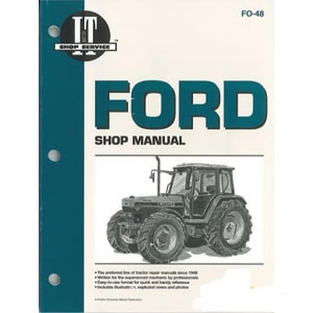 Aftermarket Tractor Shop Service Manual I&T Fits Ford 5640 6640 7740 7840 8240 8340 NEW FO48